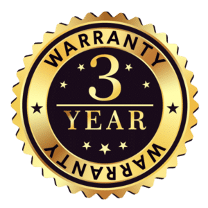 3 Year Warranty Badge