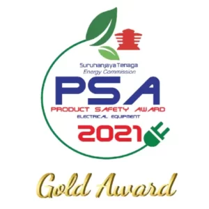 Product Safety Award 2021 (Gold Award) by Suruhanjaya Tenaga